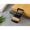 man and wood telefono dėklas, skirtas iPhone XR — baltos juodmedžio medinės nugarėlės, apsauginis apvalkalas