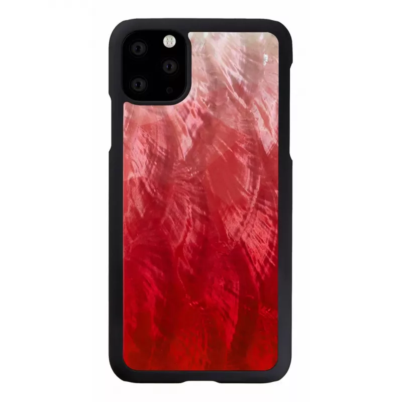 iKins išmaniojo telefono dėklas, skirtas iPhone 11 Pro Max – rožinio ežero su juodu apvadu