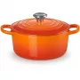Le Creuset Signature apvali skrudintuvė 18 cm vulkaninė