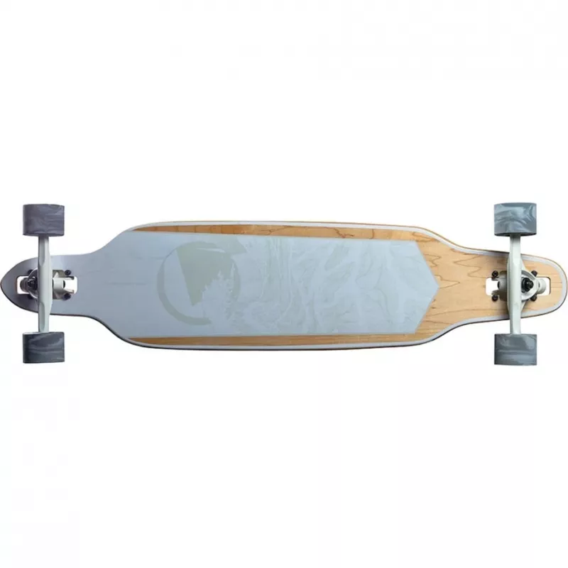 Longboard RAM Solitary Blanc de blanc — RAM longboard'as, balta/pilka apdaila
