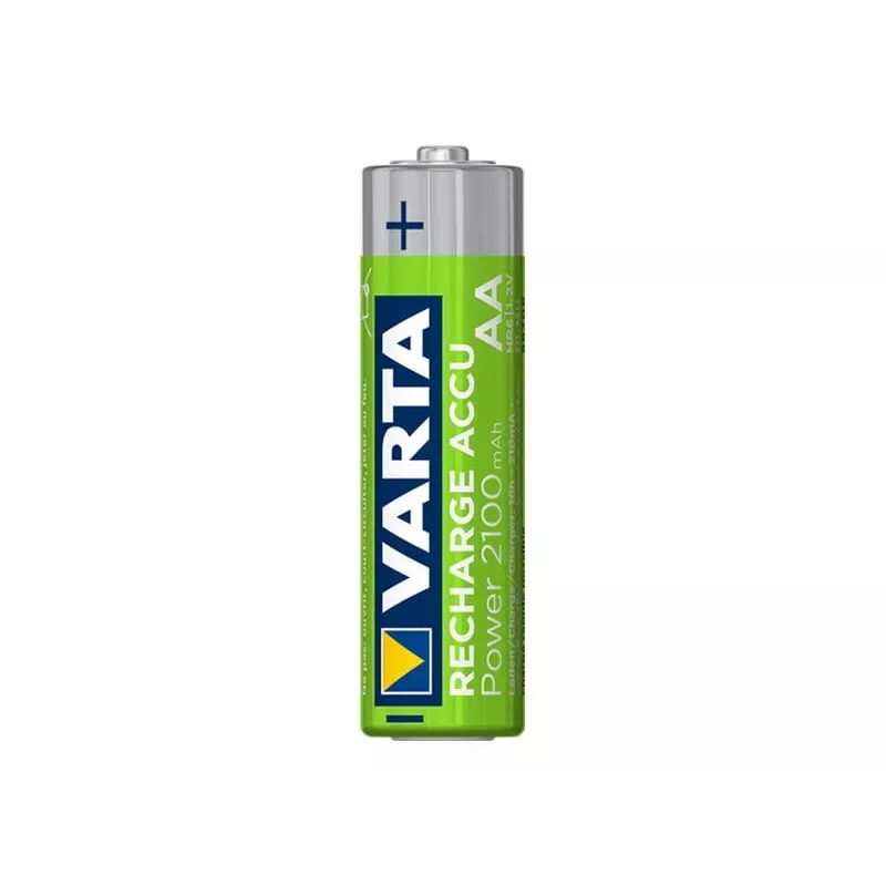VARTA HR6 AA įkraunama baterija Accu Power 2100 mAh 56706 Įkraunamos baterijos 4 vnt. Žalia, Geltona