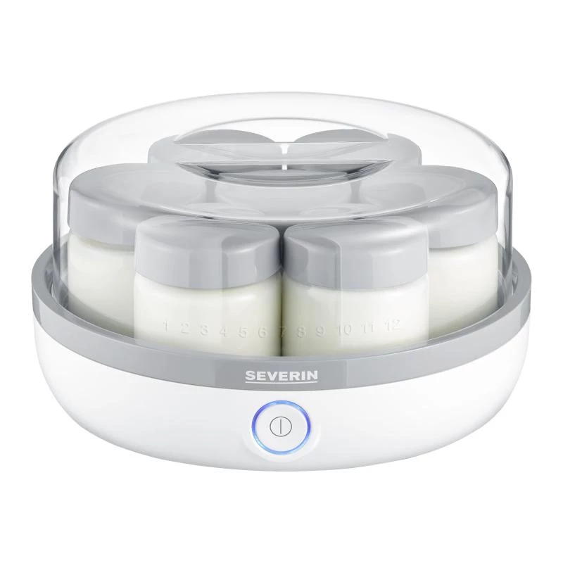 Severin Jogurto Gaminimo Įrenginys 7 vnt. 150 ml baltas JG 3518 (JG 3518)