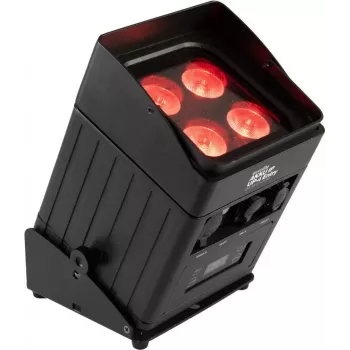 LED baterijomis maitinamas prožektorius EUROLITE AKKU IP UP-4 Entry QCL QuickDMX