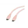 ROLINE USB 2.0 kabelis C-C ST/ST silikoninis 60W 1m rožinis - Kabelis - Skaitmeninis/Duomenų (11.02.9122)
