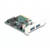 DeLOCK PCI Express x4 kortelė su 2 išoriniais USB 10 Gbps Type-A lizdais, žemo profilio