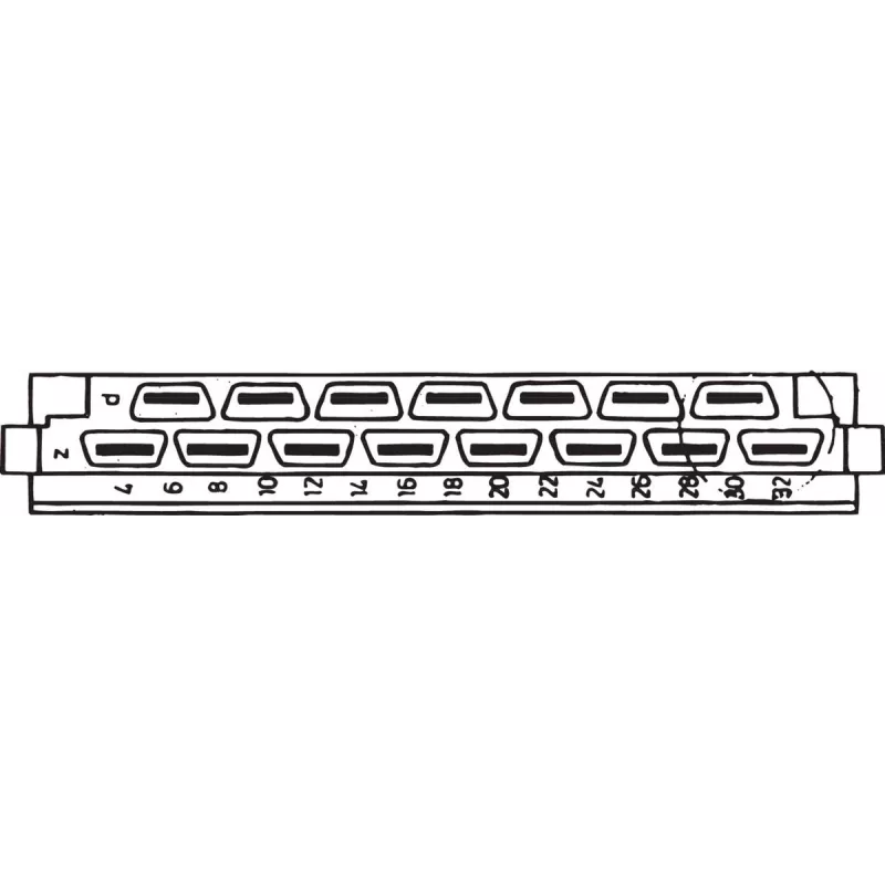 SCHROFF Blade Strip - Blade Strip H15 EINLOET (69001865)
