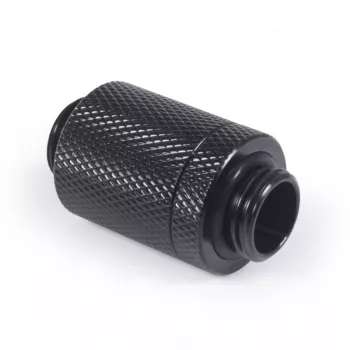 Alphacool ES D-Plug 25,5 mm G1/4 AG į G1/4 AG - tamsiai juoda (17580)