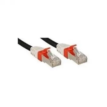 Lindy Cat.6 (A) SSTP / S/FTP PIMF Premium 1,0 m tinklo kabelis, juodas 1 m