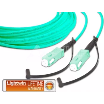 Lightwin aukštos kokybės simpleksinis LWL komutacinis kabelis, MM OM3, SC - SC LWL komutacinis kabelis (LSP-50 SC-SC 10.0 OM3)