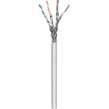 Intellinet Network Bulk Cat7a kabelis, 22 AWG, vientisa viela, 100 m, pilkas, varis, S/FTP, LSZH, CPR-Dca klasė, ritė