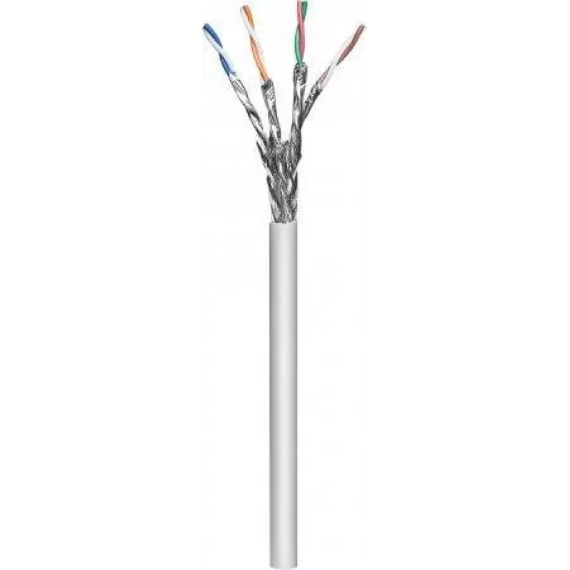 Intellinet Network Bulk Cat7a kabelis, 22 AWG, vientisa viela, 100 m, pilkas, varis, S/FTP, LSZH, CPR-Dca klasė, ritė