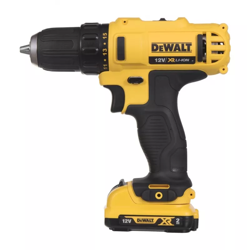 DeWALT DCD Belaidis gręžtuvas-suktuvas 10,8 V Li-Ion, be rakto, Euro kištukas