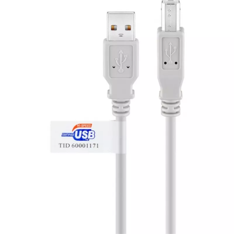 Goobay 50833 USB laidas pilkas