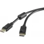 Renkforce DisplayPort jungiamasis laidas [1x DisplayPort kištukas - 1x DisplayPort kištukas] 7,5 m juodas (RF-3433994)