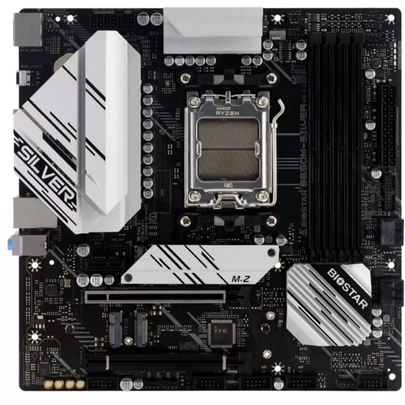 BIOSTAR B650M-Silver AM5 Micro-ATX pagrindinė plokštė