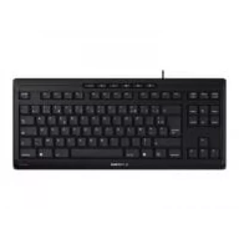 CHERRY STREAM TKL klaviatūra universali USB QWERTZ šveicariška juoda