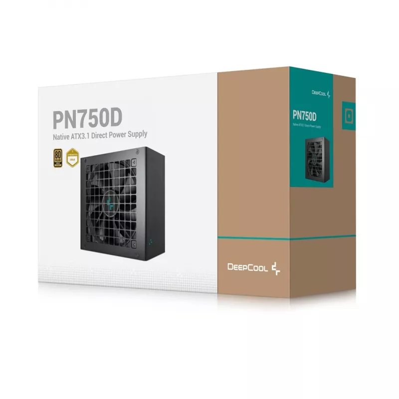 DeepCool PN750D maitinimo blokas 750 W 20+4 kontaktų ATX ATX juodas