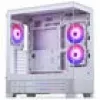 PHANTEKS XT View Matrix PC korpusas, Midi-Tower, E-ATX, grūdintas stiklas, Matrix LED - Balta (PH-XT523VM1_DWT01)