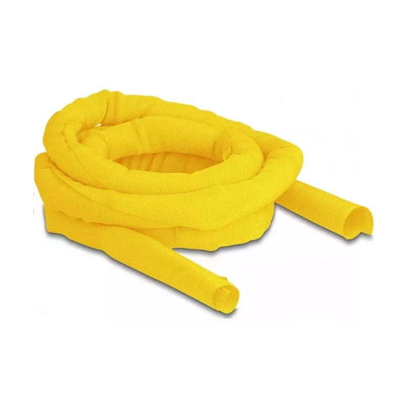 DeLOCK austinė įvorė savaime užsidaranti, atspari karščiui 2 m x 25 mm geltona