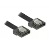 SATA laidas DeLOCK 83841 0,5 m SATA III 7 kontaktų juodas