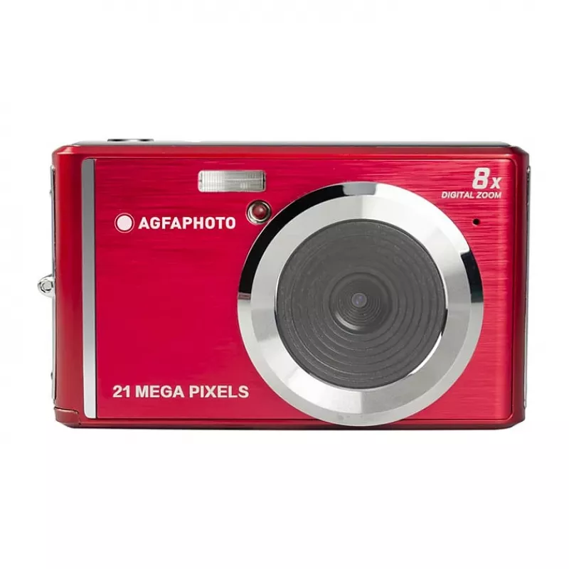 Kompaktiškas fotoaparatas AgfaPhoto Realishot DC5200 21 MP CMOS 5616 x 3744 pikselių raudonas