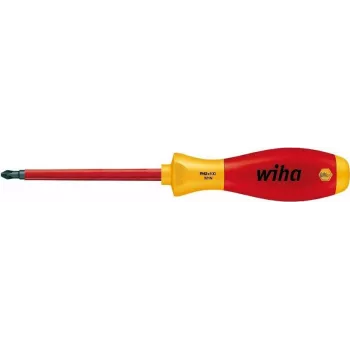 Wiha VDE Phillips atsuktuvas PH 0 ašmenų ilgis: 60 mm DIN ISO 8764, DIN EN 60900 (00846)