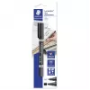 Nuolatinis žymeklis Staedtler Lumocolor permanent duo 348 B juodas 1 vnt.