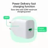 Maitinimo adapteris Green Cell PowerSource Solo30 30 W baltas — USB-C įkroviklis, 30 W išvestis