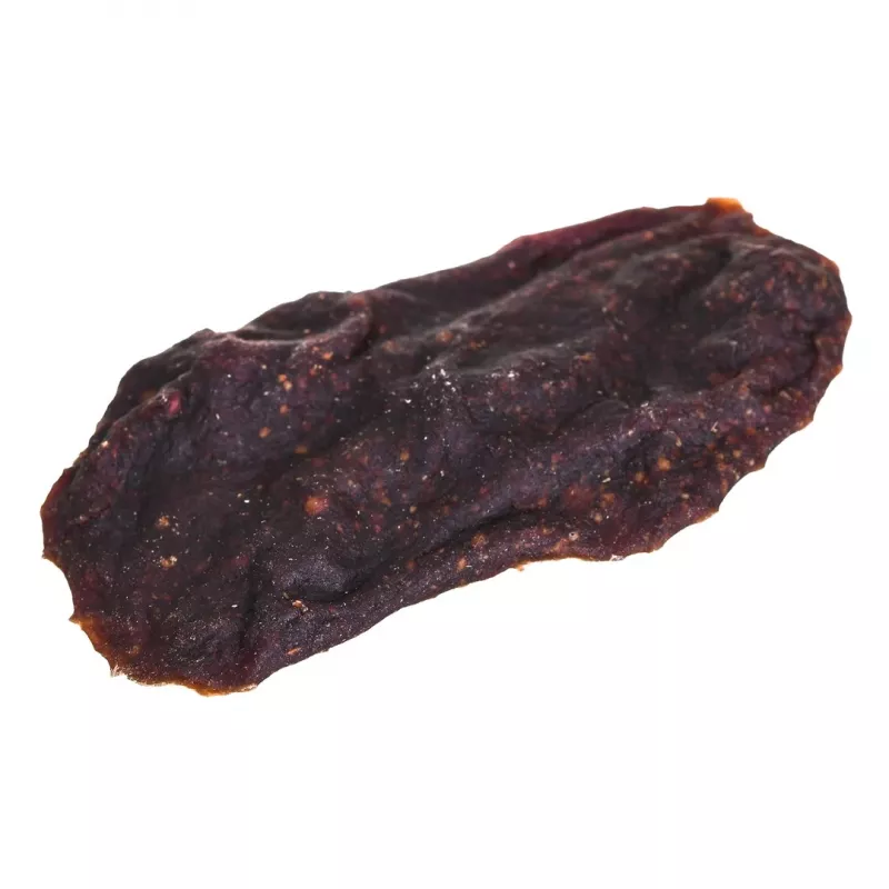 Šunų skanėstai PETITTO Beef Steaks 500 g — jautienos skonio natūralūs skanėstai, 41% baltymų, 7% riebalų, be konservantų ir be glitimo