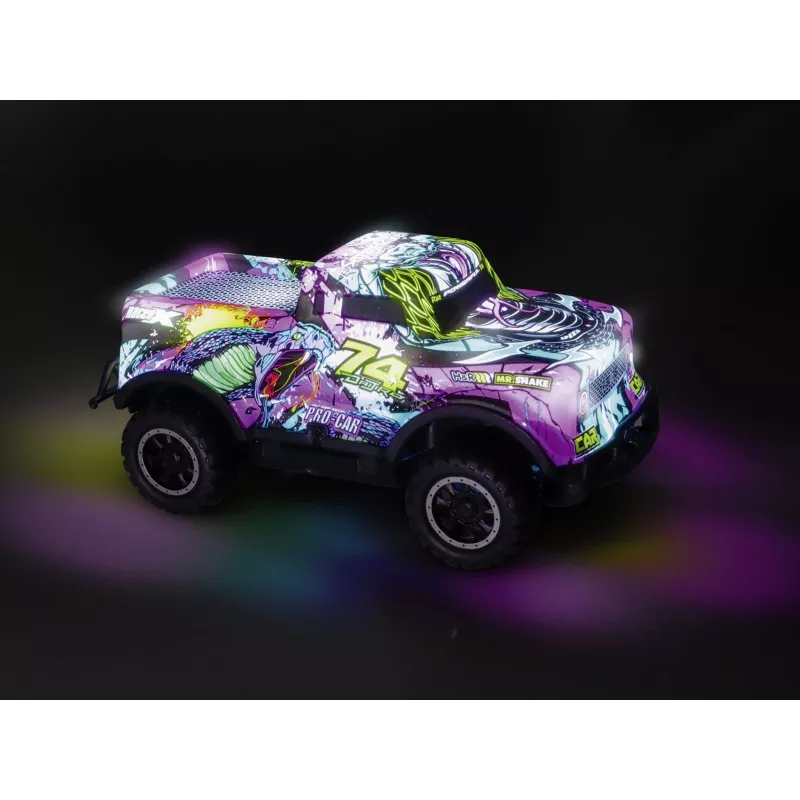 RC automobilis Ghost Driver - violetinė