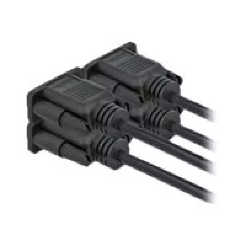 Nuoseklusis kabelis RS-232 DeLOCK 87308 0,5 m, lizdas–lizdas