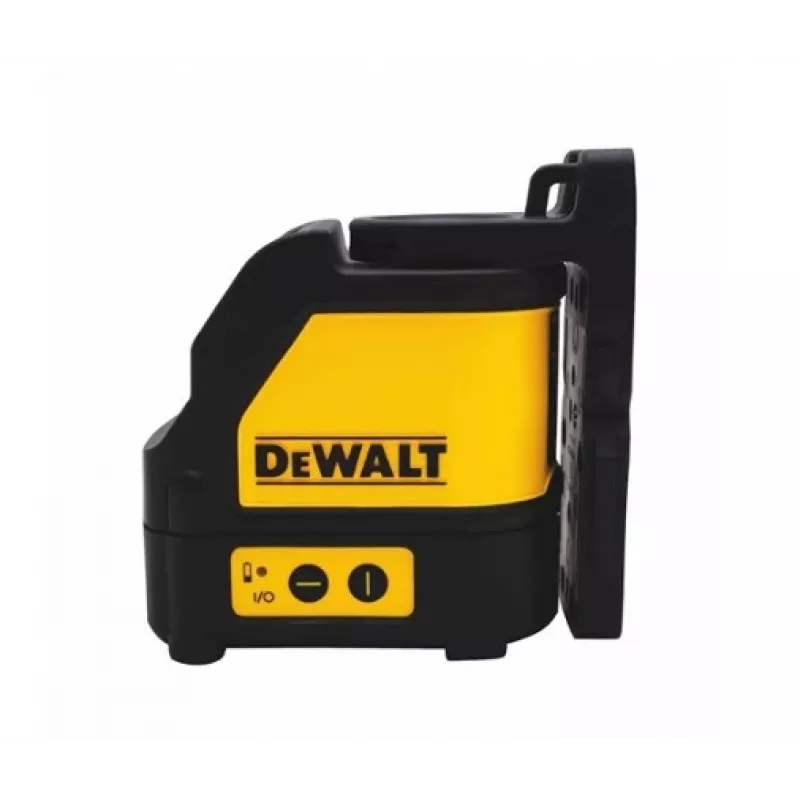 DeWALT DW088CG linijinis lazerinis nivelyras — žalias lazeris, horizontalus/vertikalus, 30 m veikimo nuotolis, 1/8 colio trikojis, AA baterija (1 įtraukta), 3× atrama