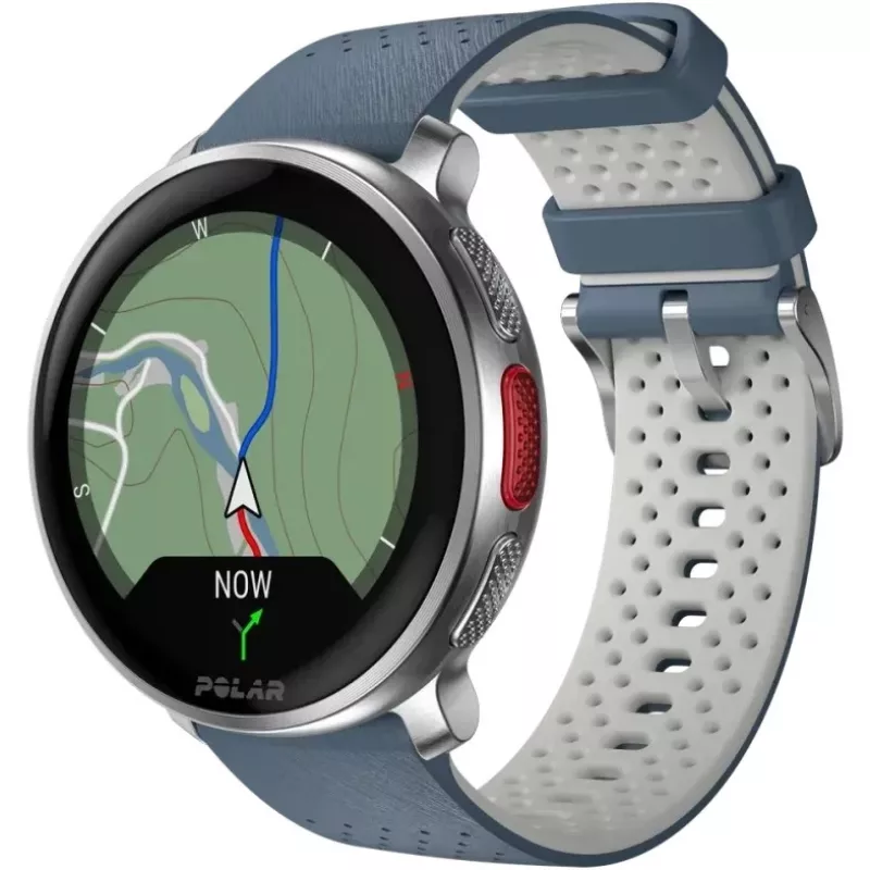 Polar Vantage V3 - Aliuminis - Sportinis laikrodis su dirželiu - Silikoninis - Ekranas 3,5 cm (1,39 colio) - 32 GB - „Bluetooth“ - 57 g - dangaus mėlyna (900108892)