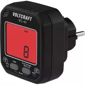 Voltcraft VC-41 kištukinio lizdo testeris CAT II 250 V LCD (VC-16041165)