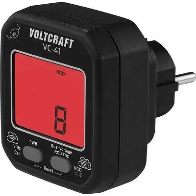 Voltcraft VC-41 kištukinio lizdo testeris CAT II 250 V LCD (VC-16041165)