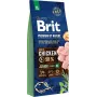 Sausas šunų maistas Brit Premium by Nature Junior XL 15 kg — vištiena, 31% baltymų, 16% riebalų, didelėms veislėms (40–60 kg)