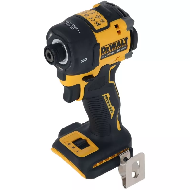 Akumuliatorinis suktuvas DeWalt DCF870NT-XJ, 18 V ličio jonų, 56 N·m, 1/4 colio griebtuvas, pistoletinė rankena, 100 mm ilgis
