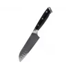 Kohersen Elegance Ebony Wood Santoku peilis Damasko plienas 12,7 cm