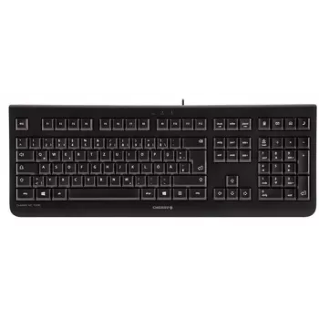 CHERRY KC 1000 klaviatūra, skirta namams, USB, šveicariška, juoda