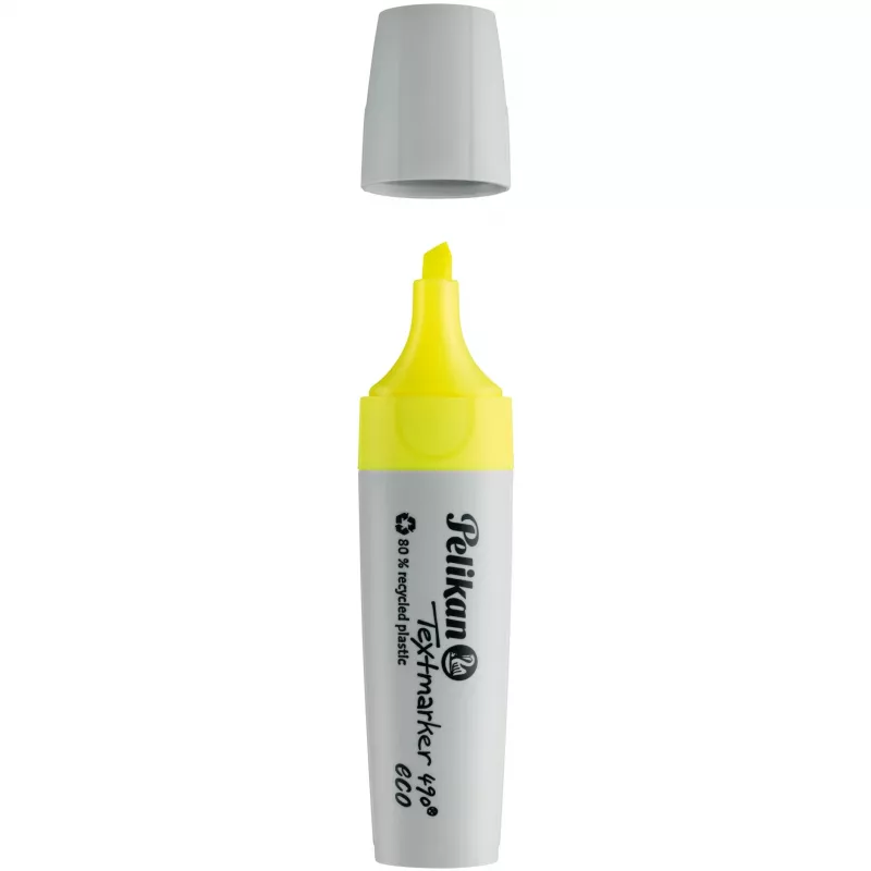 Žymeklis Pelikan Textmarker 490 eco marker Smailus galas Geltonas
