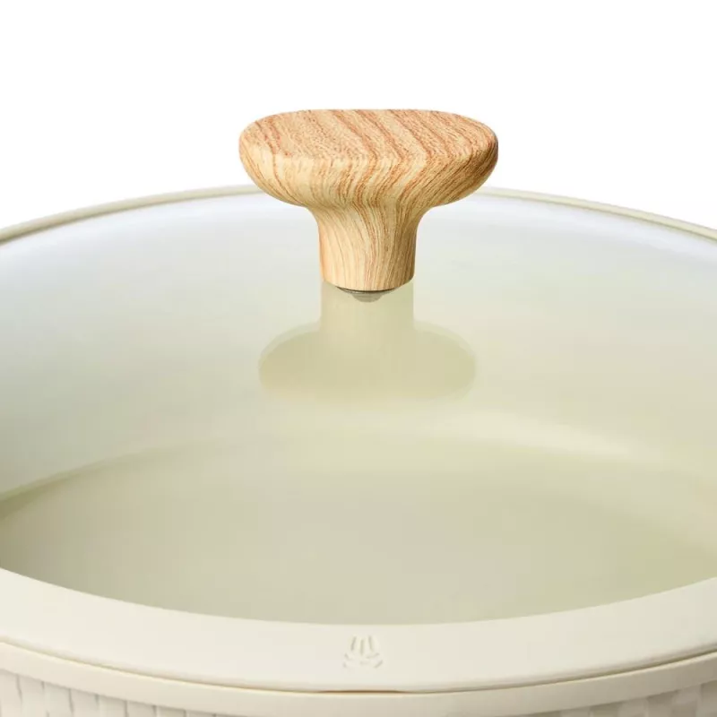 Sekli keptuvė D28cm 4,1L/smėlio spalvos