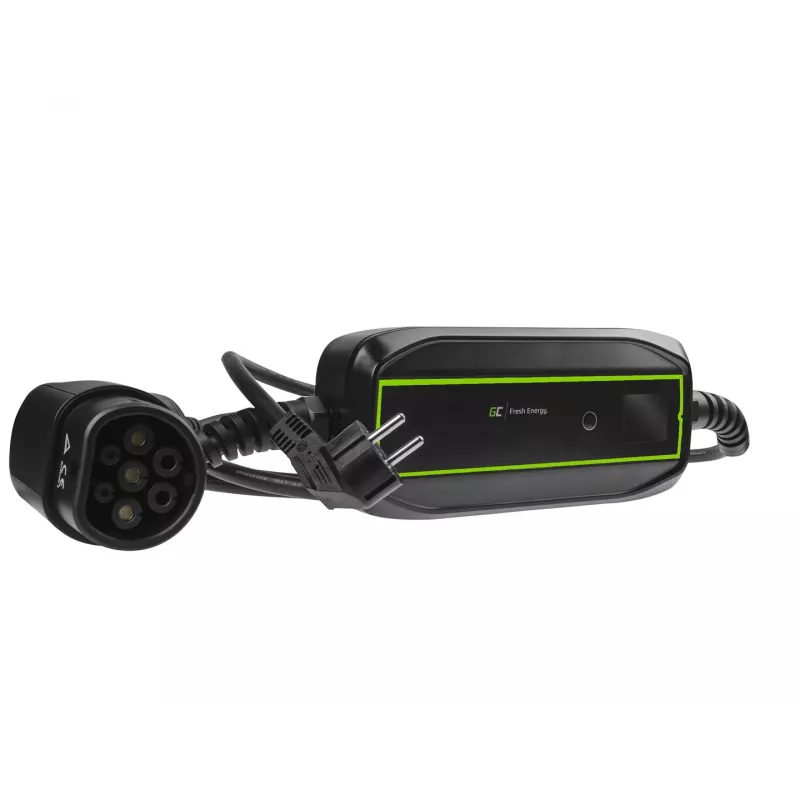 Elektrinių transporto priemonių įkrovimo stotelė Green Cell EV16 juoda