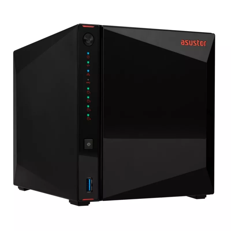 Asustor AS5404T NAS / saugyklos serveris Intel® Celeron® N5105 4 GB DDR4 0 TB ADM juodas