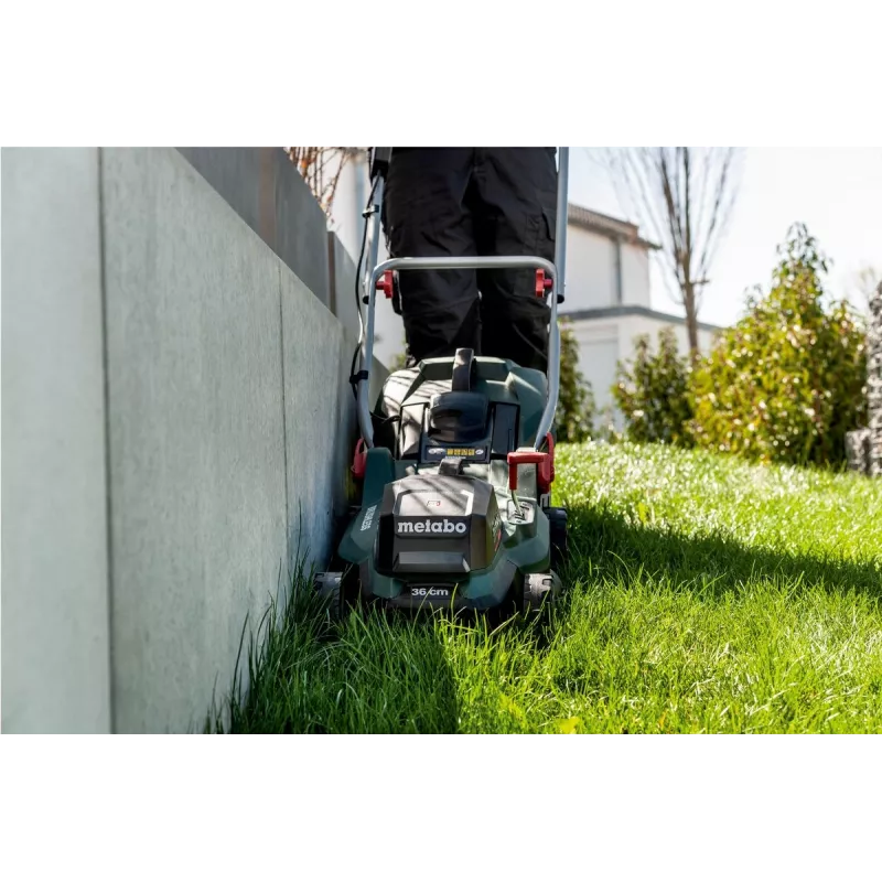Metabo 601716850 RM 36-18 LTX BL 36 vejapjovė 18V (be akumuliatoriaus ir įkroviklio)