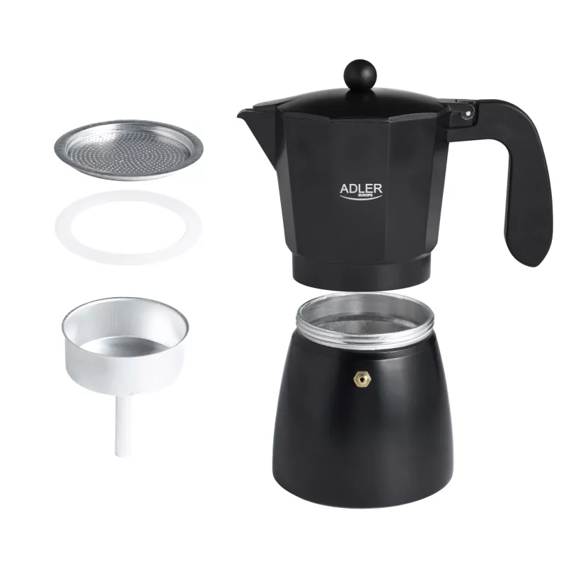 Adler Espresso kavos virimo aparatas | AD 4429 | Juodas