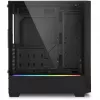 Sharkoon RGB FLOW - Midi bokštas - ATX - be maitinimo šaltinio - USB/garso (4044951028146)