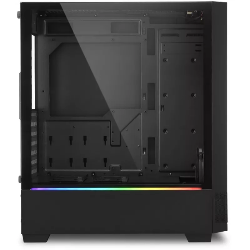 Sharkoon RGB FLOW - Midi bokštas - ATX - be maitinimo šaltinio - USB/garso (4044951028146)