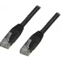 Tinklo kabelis Deltaco UTP Cat6 RJ-45 RJ-45 2 m juodas