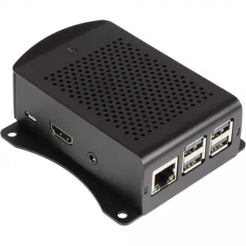 Joy-it Raspberry Pi® korpusas juodas rb-alucase+06 Raspberry Pi® 3 B, Raspberry Pi® 2 B, Raspberry Pi® 3 B+, Raspberry Pi® B+ (rb-alucase+06)