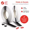 Kilpinė juosta su kabliuku Label the kabelis LTC Klettrolle Easy Tape Strap 8 m × 20 mm, juoda